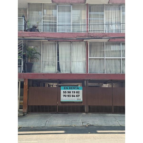 DEPARTAMENTO EN RENTA EN COLONIA NÁPOLES 